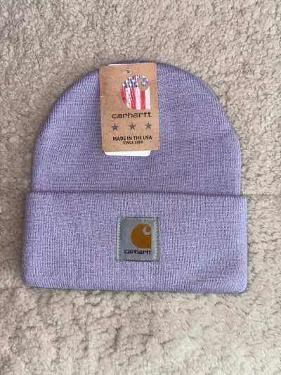 Gorro Carhartt morado de lana - miniatura 1