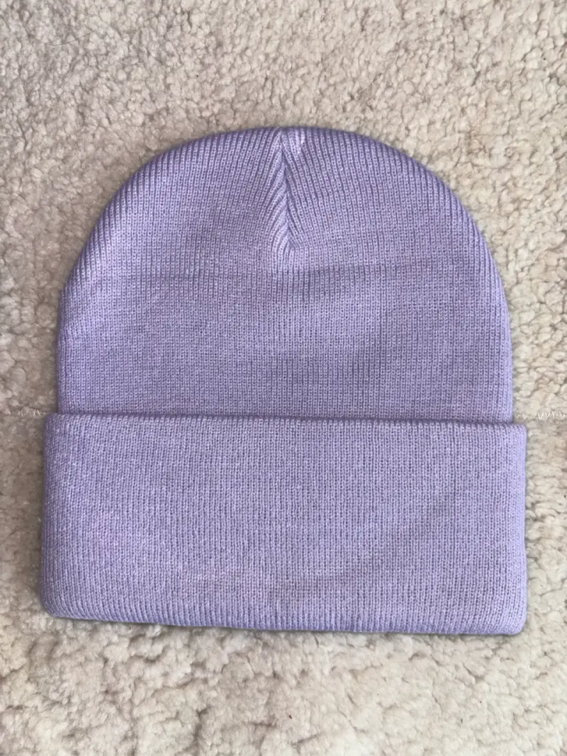 Gorro Carhartt morado de lana - 3