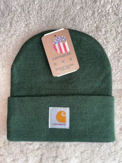 Gorro Carhartt verde oscuro unisex - miniatura 3