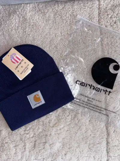 Gorro Carhartt azul marino unisex - miniatura 1