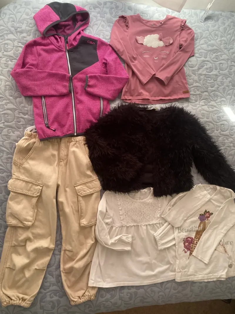 Conjunto niña T 8 Zara, limonada y H&M - 1