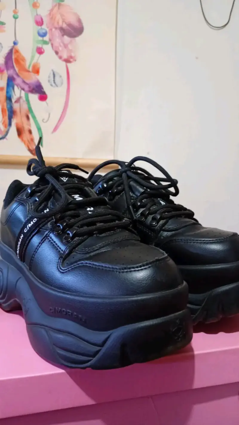 Zapatillas negras Chunky C. Moran - 2
