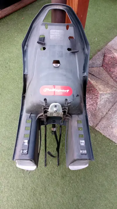 Silla de bicicleta para niño con arnés - miniatura 2