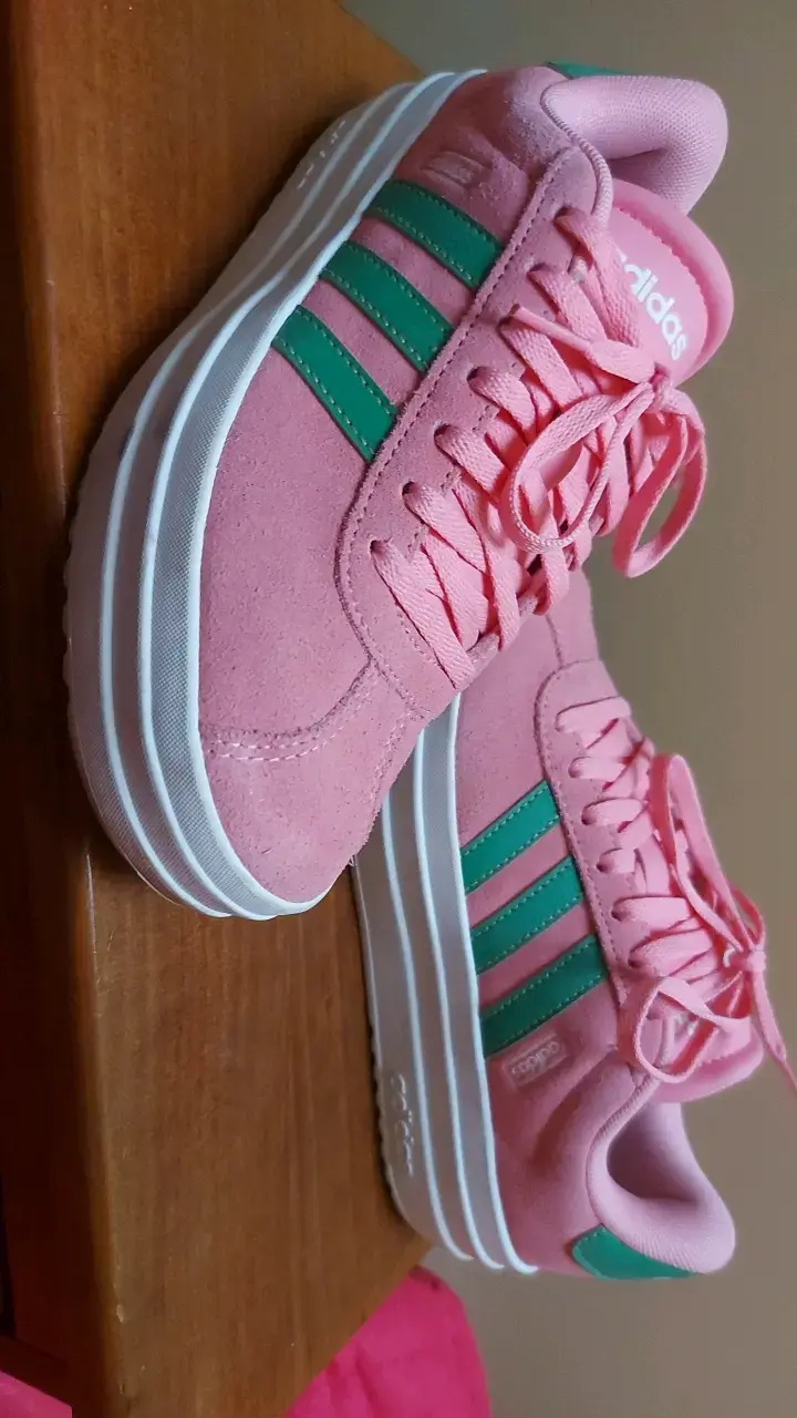 Zapatillas deportivas rosas Adidas - 4