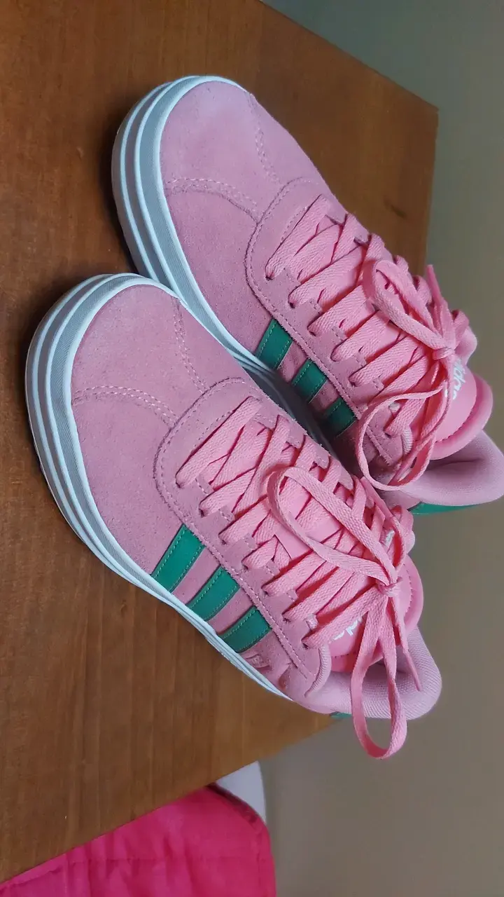 Zapatillas deportivas rosas Adidas - 5