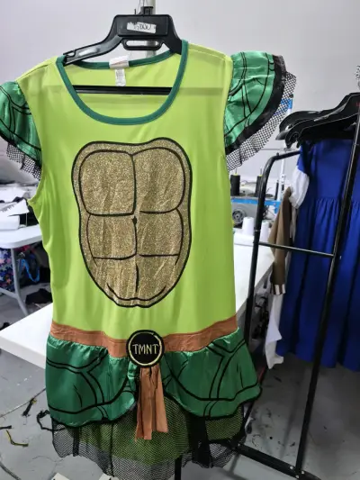 Disfraz infantil Tortuga Ninja verde talla m - miniatura 1