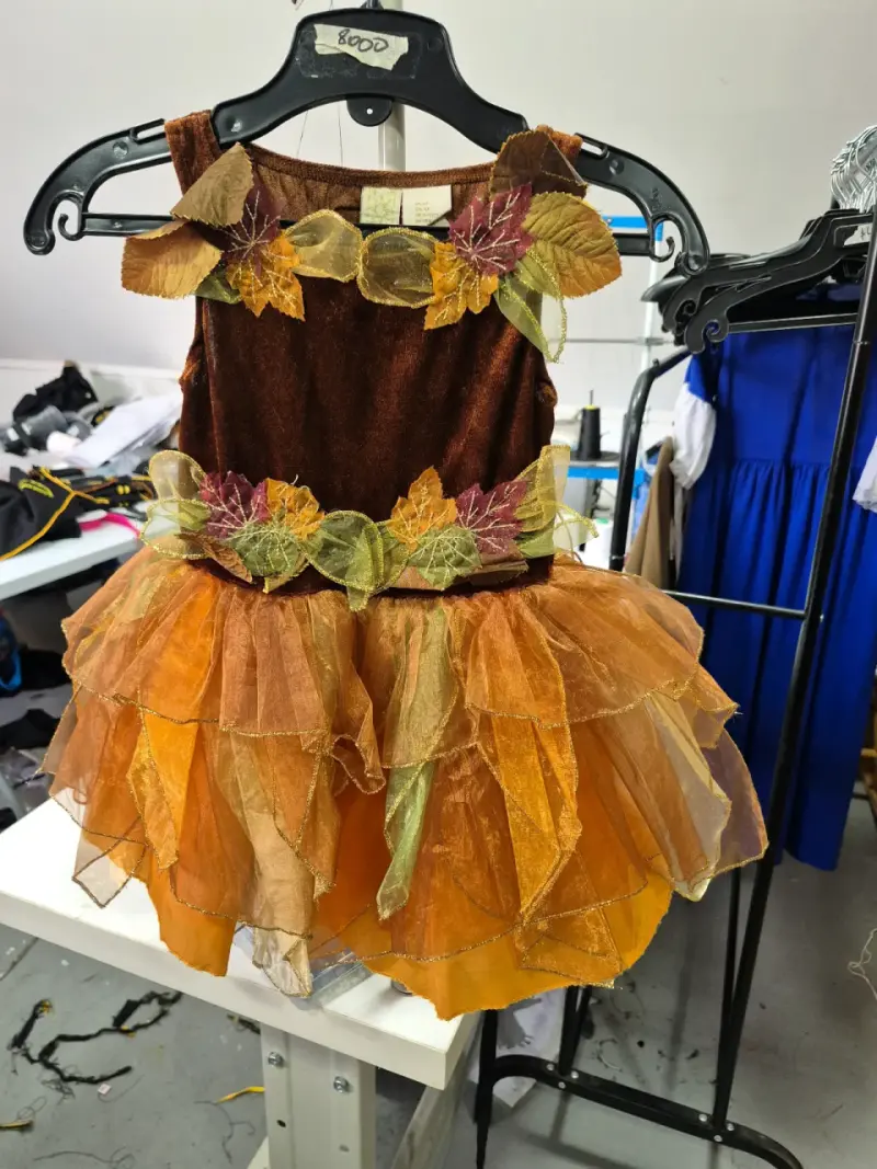 Disfraz de otoño para niña con hojas talla 4 - 1