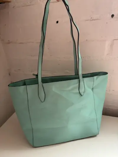 Bolso tote Kate Spade verde menta - miniatura 4