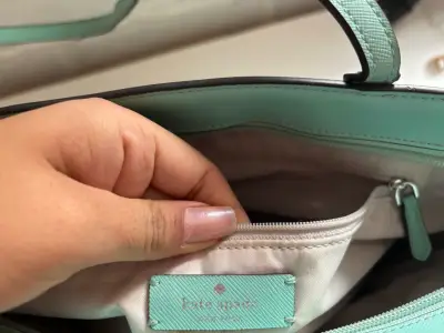 Bolso tote Kate Spade verde menta - miniatura 5