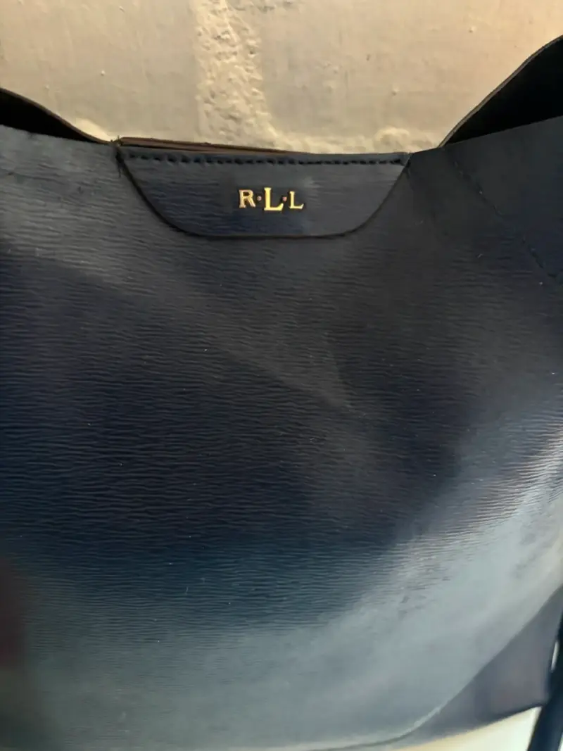 Bolso azul Ralph Lauren de cuero elegante - 2