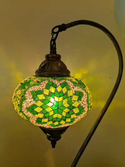 Lámparas de mesa estilo mosaico turco - miniatura 6