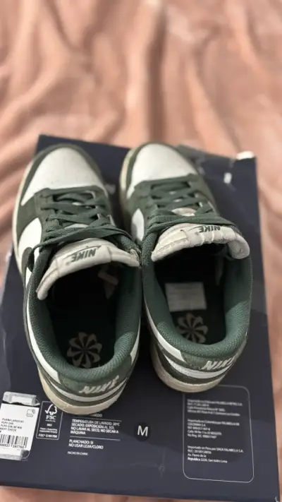 Nike dunk low next nature gamuza verde - miniatura 3