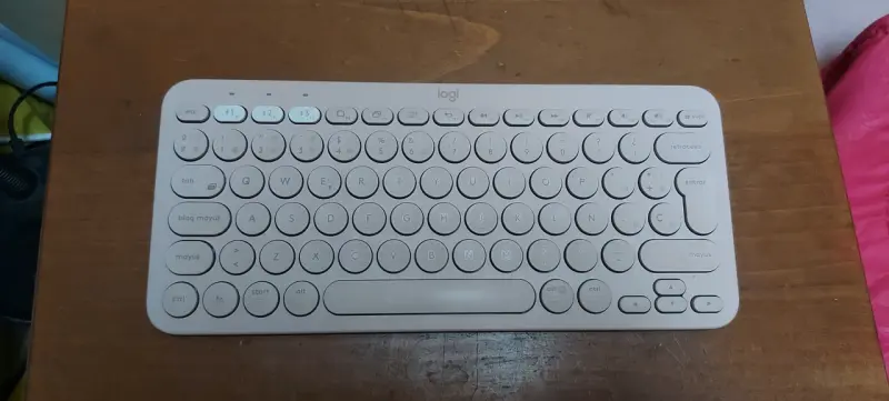 Teclado inalámbrico Logitech K380 rosado - 3