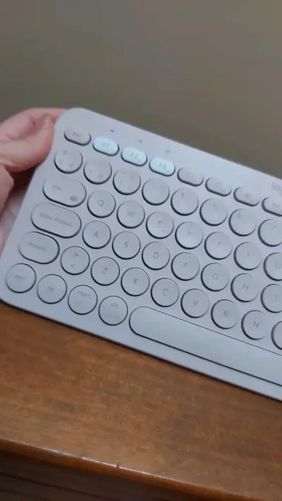 Teclado inalámbrico Logitech K380 rosado - miniatura 5