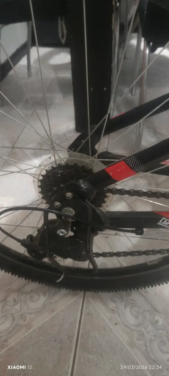 Bicicleta Rockrider 100 MTB negra - 4