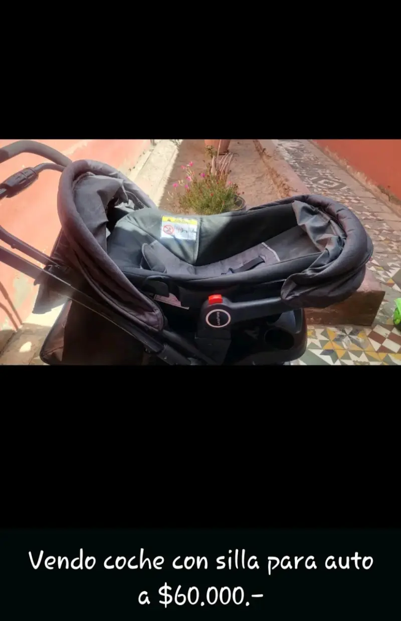 Coche de bebé con silla para auto