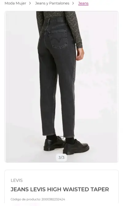 Jeans Levi's Mujer 38 - miniatura 5