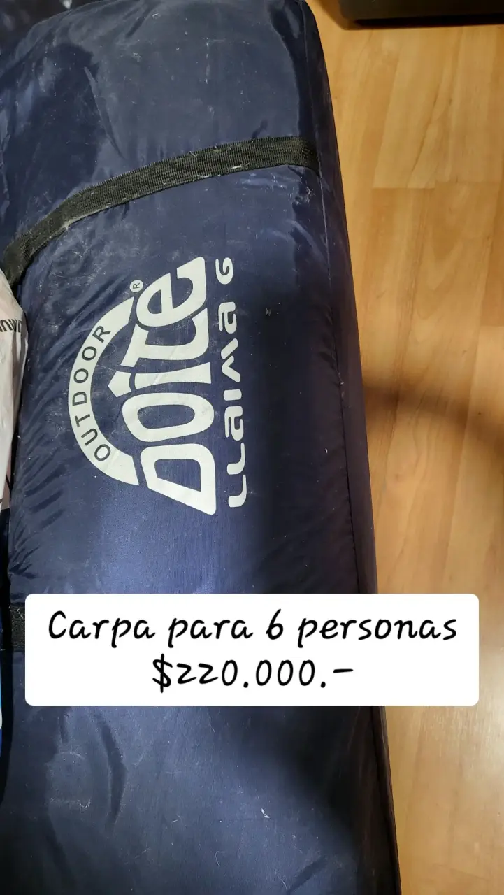 Carpa Doite para 6 personas azul