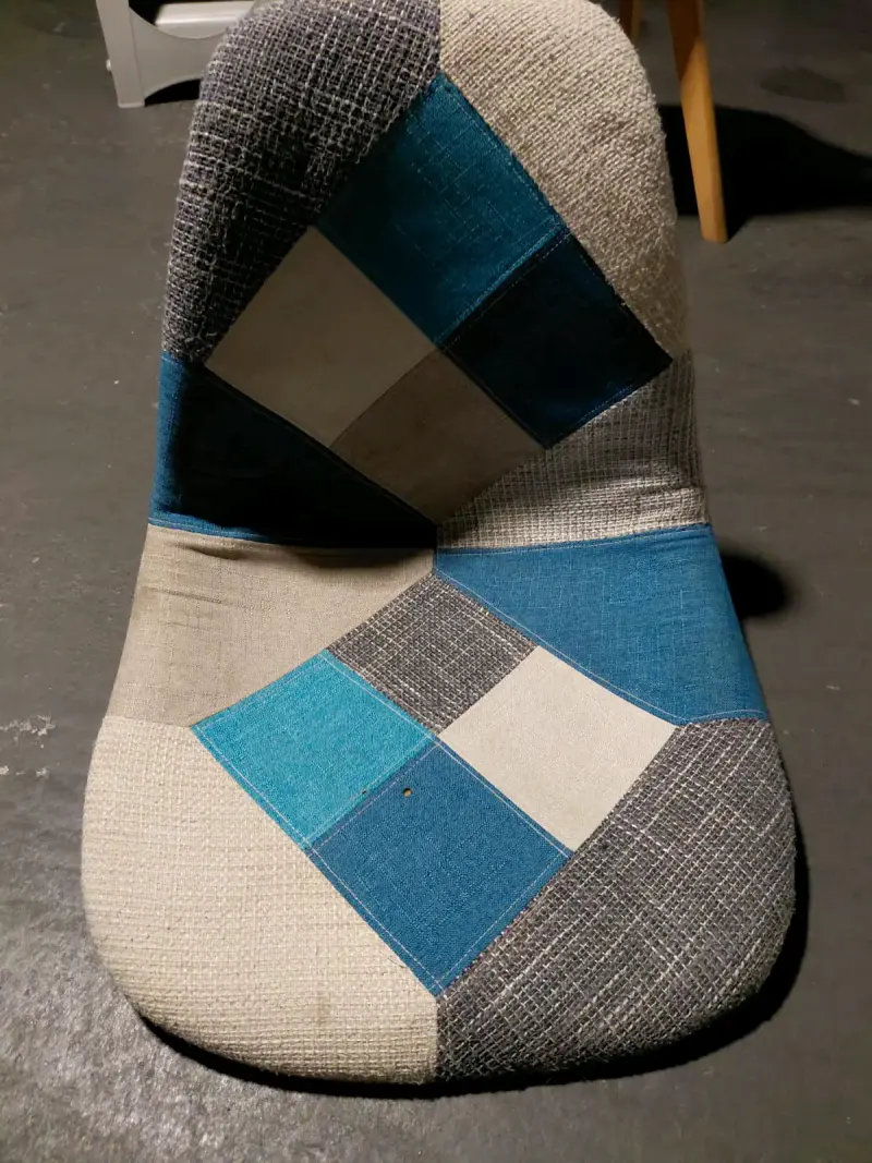 Silla moderna de diseño patchwork - 3