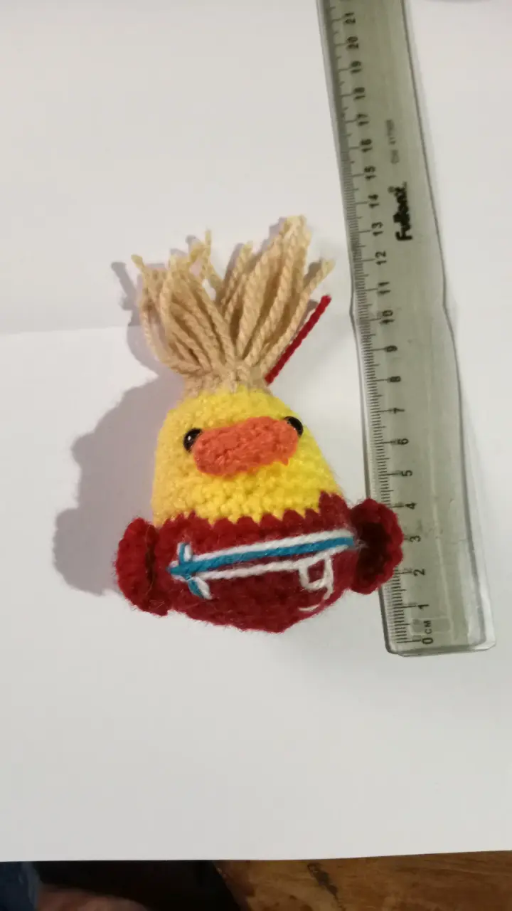 Muñeco tejido de patito Haaland - 3