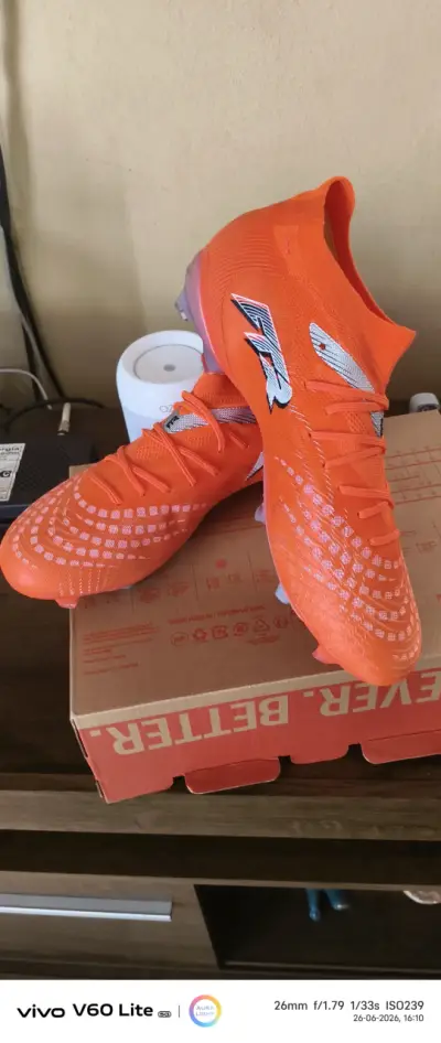 Botines de fútbol Puma Future naranja - miniatura 2
