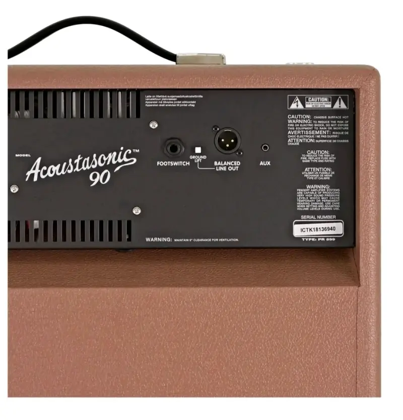 Amplificador Fender Acoustasonic 90 para guitarra - 4