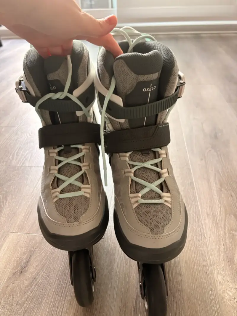 Patines en línea Oxelo grises para adultos - 1