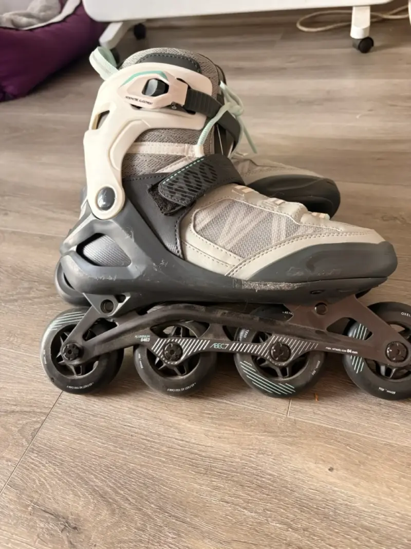 Patines en línea Oxelo grises para adultos - 3