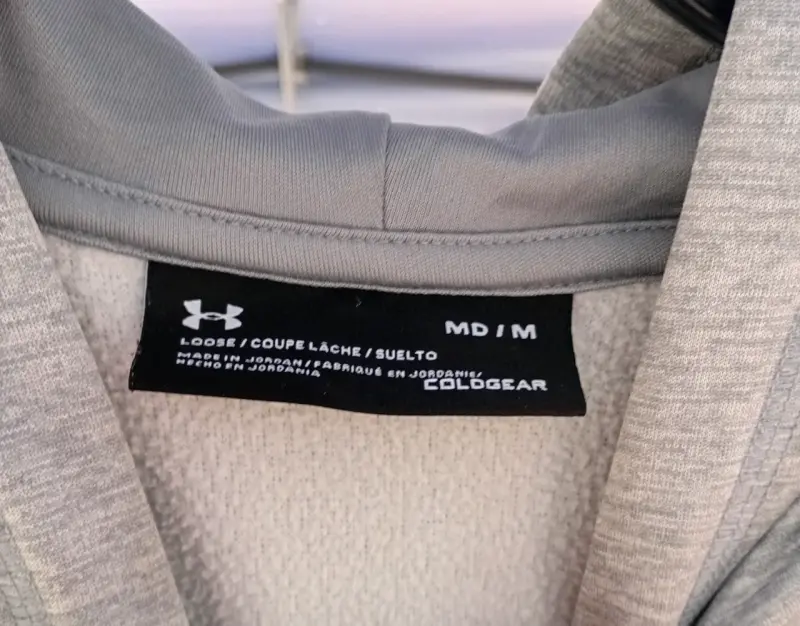 Polerón Under Armour gris y azul con capucha - 2
