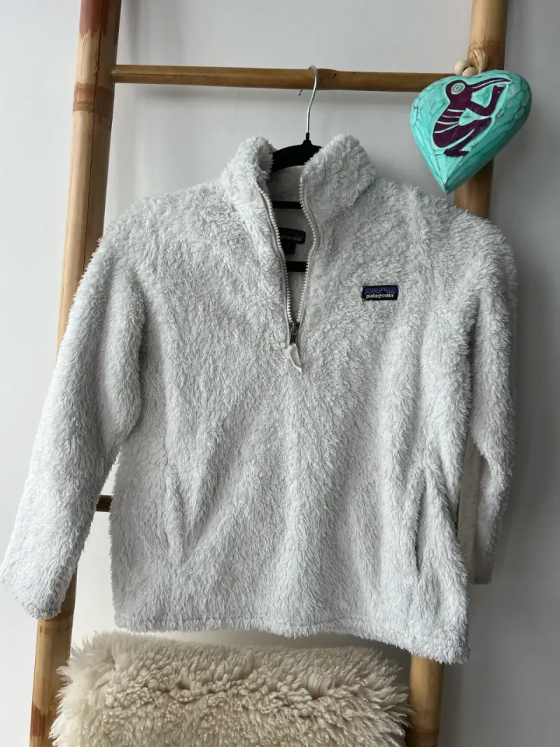 Polar Patagonia blanca talla M - 2