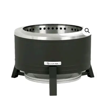 Fogón - Brasero sin humo de acero inoxidable Combi - miniatura 1