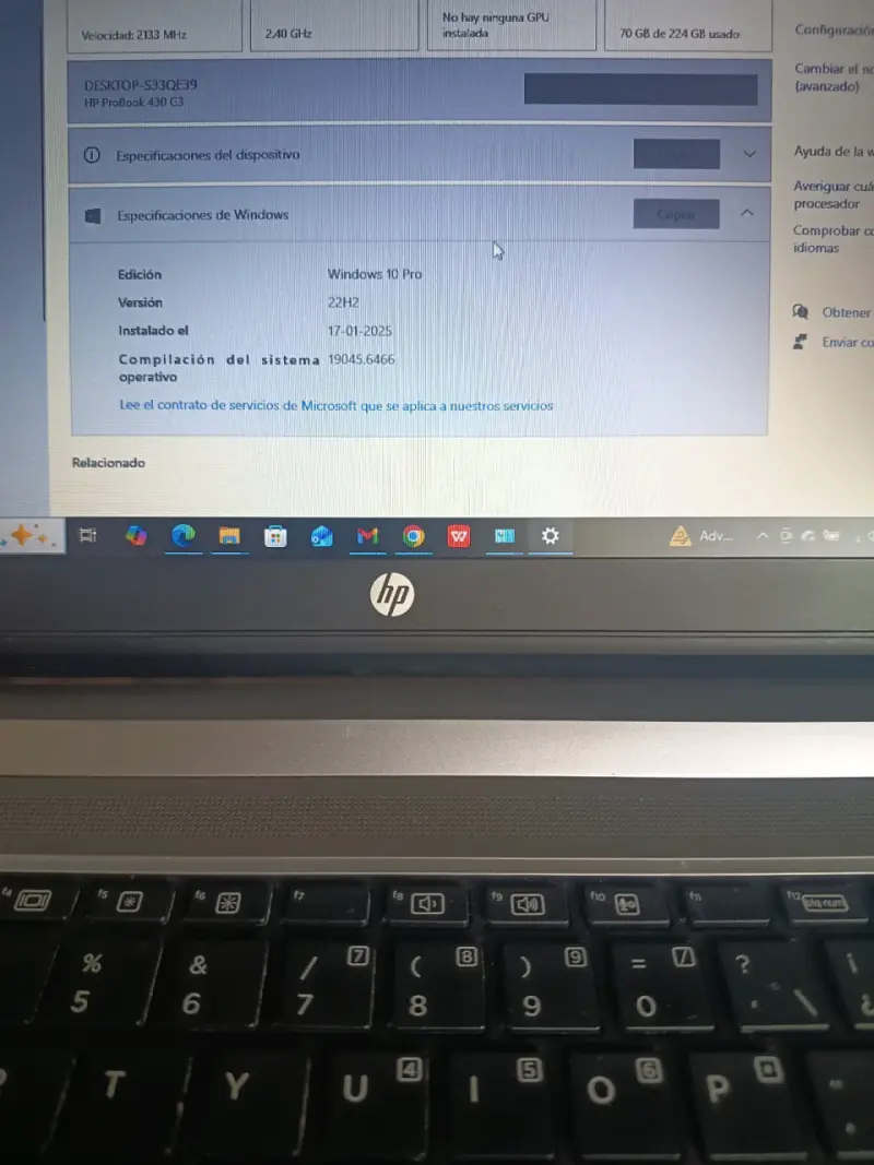 Laptop HP ProBook 430 G3 con Windows 10 Pro - 1