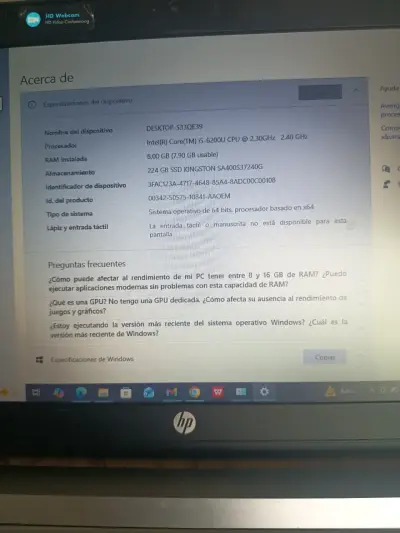 Laptop HP ProBook 430 G3 con Windows 10 Pro - miniatura 2