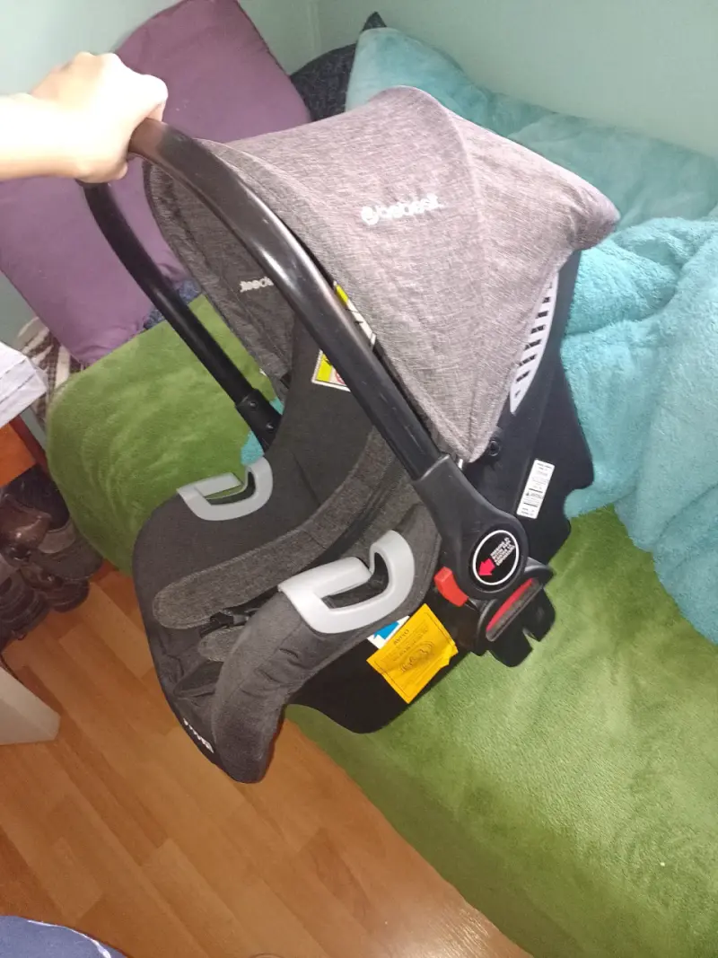 Silla de auto para bebé Bebesit gris - 2