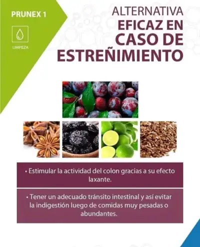 Prunex 1 desintoxicante de colon y estreñimiento - miniatura 3