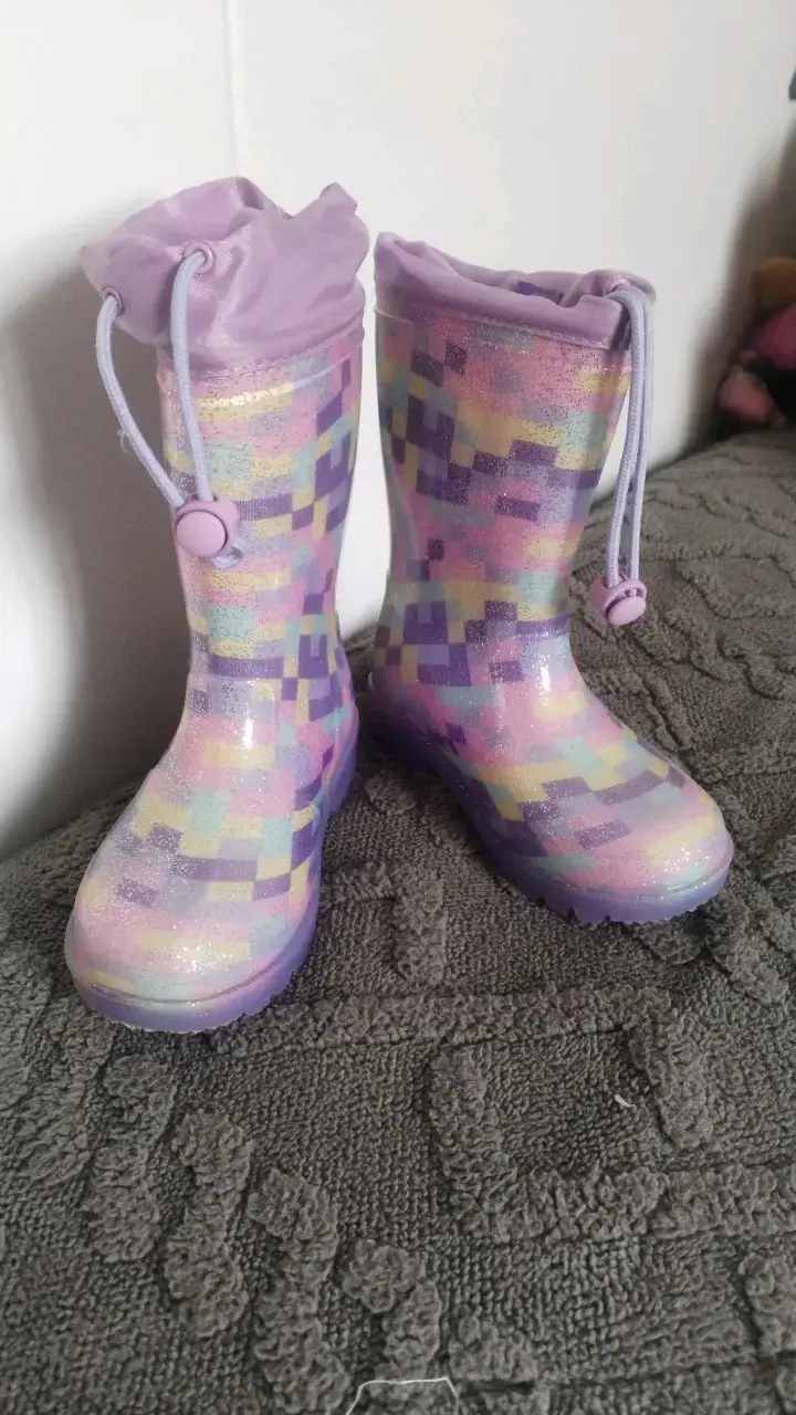 Botas de lluvia infantiles multicolor - 1
