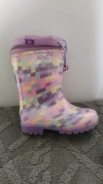 Botas de lluvia infantiles multicolor - miniatura 2
