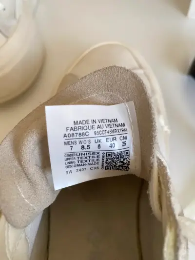 Zapatillas blancas casuales de lona - miniatura 3