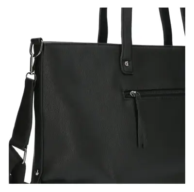 Bolso negro Hush Puppies elegante y espacioso - miniatura 4