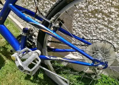 Bicicleta Bianchi azul para montaña - miniatura 5