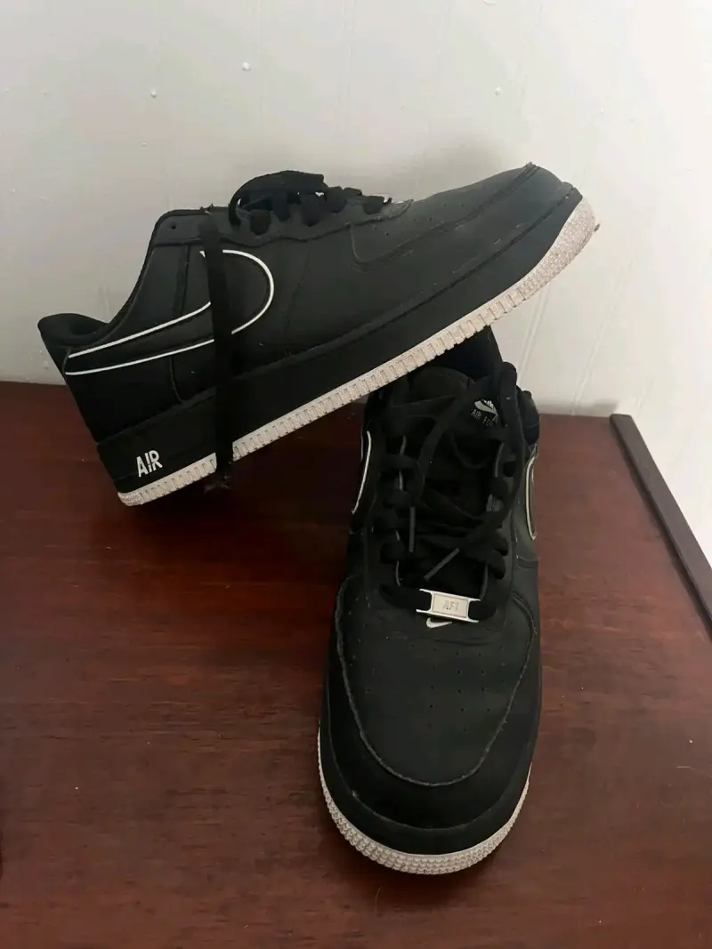Zapatillas deportivas negras Nike Air Force - 2