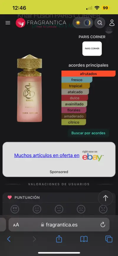 Perfume Khair Fusion Paris Corner - miniatura 6