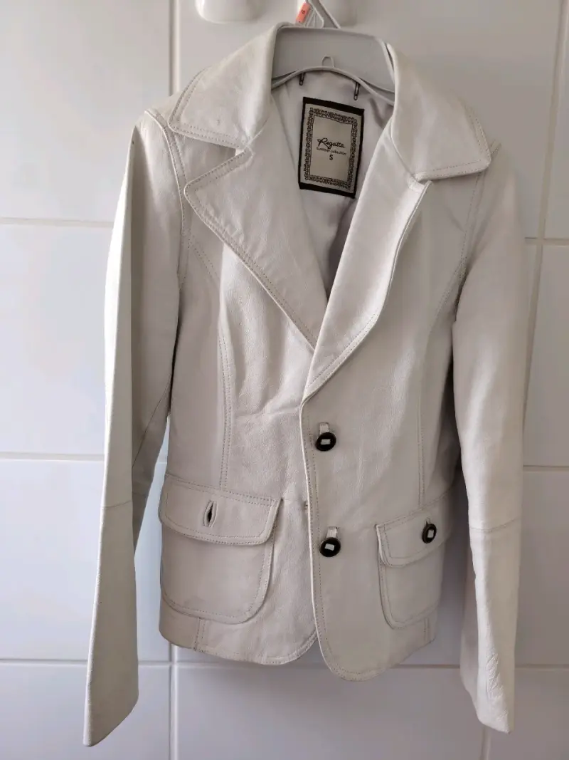 Blazer blanco de mujer Regatta cuero - 1