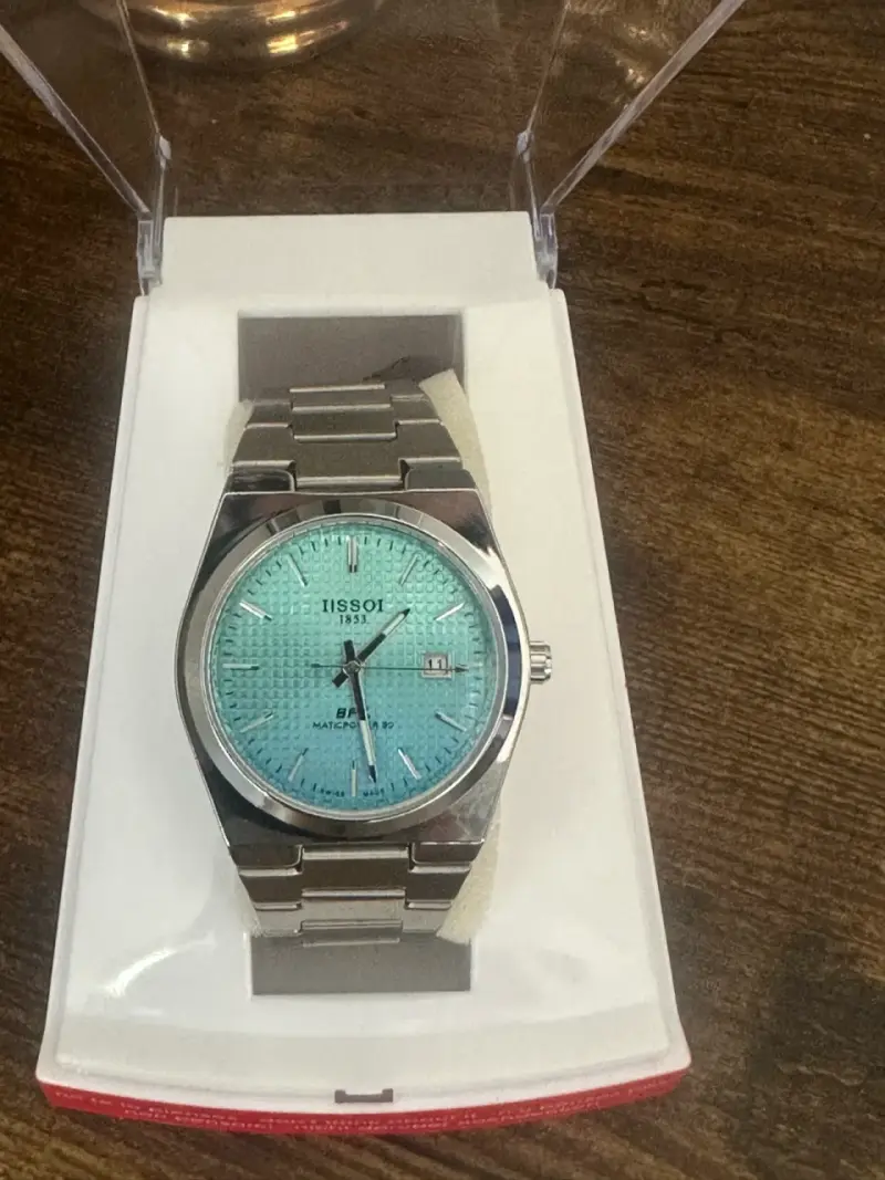 Reloj Tissot 1853 automático azul acero - 2