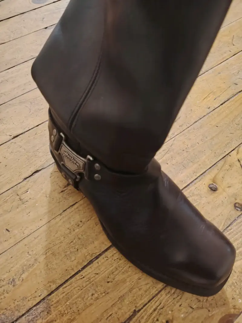 Botas de cuero Harley Davidson negras - 2