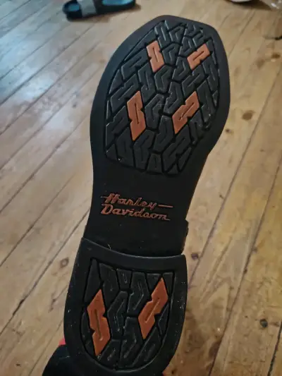 Botas de cuero Harley Davidson negras - miniatura 3