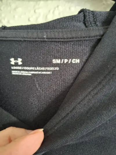 Polerón Under Armour azul con capucha talla s - miniatura 2