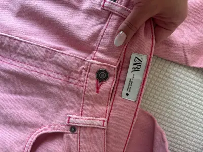 Jeans rosados Zara para mujer - miniatura 3