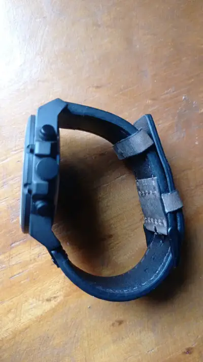 Reloj Curren cronógrafo negro y marrón - miniatura 2