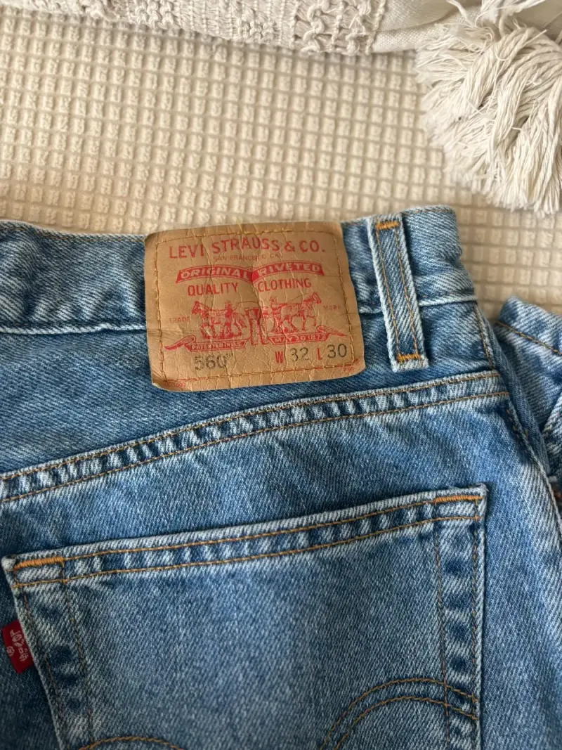 Jeans Levi's 560 Talla W32 L30Comfort Fit azul - 4